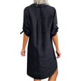 thumbnail image 3 of Women Casual Shirt Dress Stylish Colorful Shirt Dress for Women Girls, 3 of 5