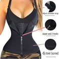 thumbnail image 4 of Corset Waist Trainer Fajas Para Mujer Body Shaper Chaleco Con Cremallera Con Correas Ajustables Kearding OD014821-01, 4 of 6