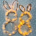 thumbnail image 4 of L Conejito de Pascua, corona circular de ratán con luces, decoración artesanal para el hogar, adornos colgantes para puerta, ventana y pared del hogar, 4 of 5