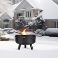thumbnail image 4 of 24"  Outdoor - Wood Burning Stove with Mesh Lid With animal air outlet, 4 of 6