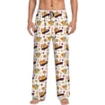 thumbnail image 2 of Lsque Autumn Red Truck Print Men's Pajama Pants, Lounge Pant - Comfortable Home Wear,Elastic Waistband, Stylish Design-Medium, 2 of 9