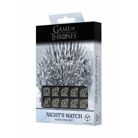 Game of Thrones D6 Dice Set: Night s Watch
