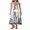 light blue, variant on Women Casual Long Dress Print Spaghetti Strap Sleeveless Cami Dress Loose Tie-Up Backless Holiday Dress