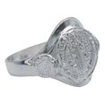 thumbnail image 3 of JOYARIS Anillo San Benito Liso Troquel Suerte Dinero Plata Ley 925 Talla 7 AN-0000621, 3 of 4