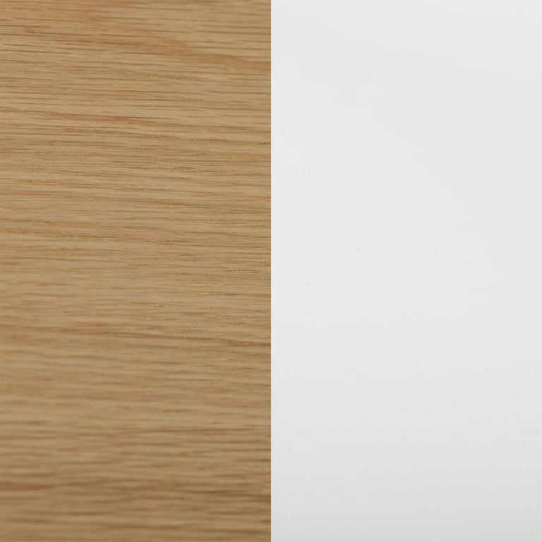 Remus Folding Tray Table Oak Brown/White - Universal Expert