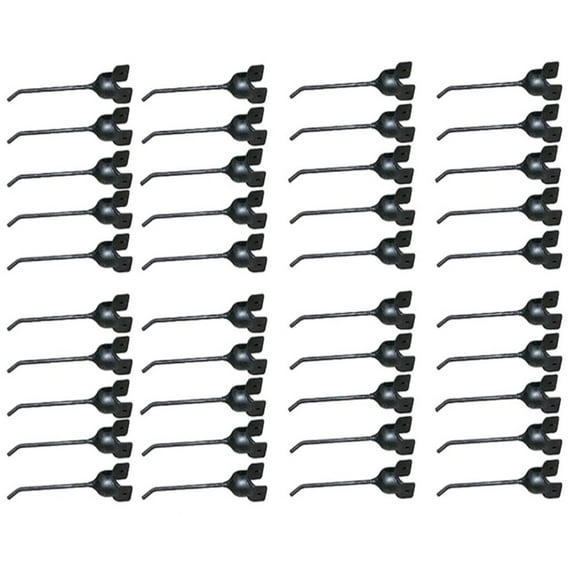 RAParts (40) Rubber Mounted Rake Teeth AE24953 AE47389 Fits John Deere 650 640 660 662