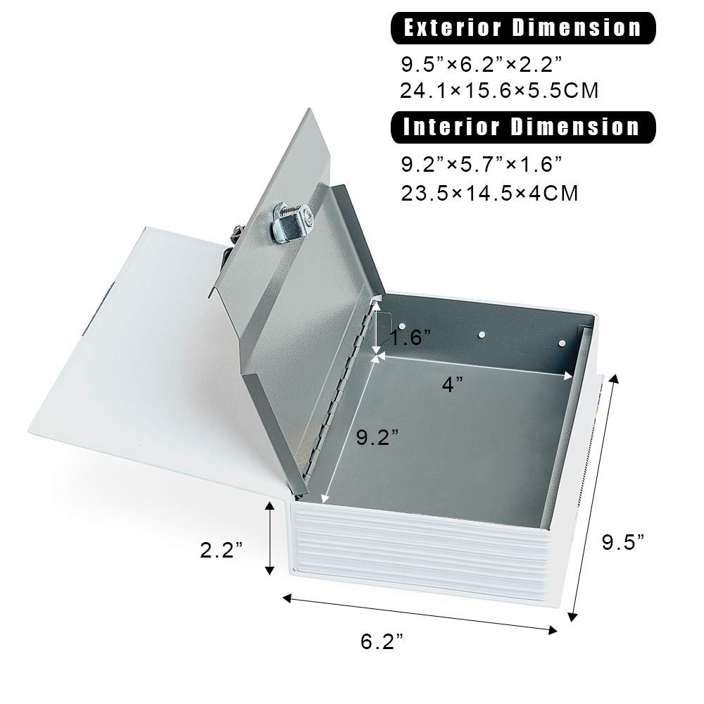 PACOLO Diversion Book Safe with Combination Lock photo 3