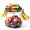 Black, variant on 2 Tier Fruit Basket for Kitchen Counter with 2 Banana Hangers, Metal Stackable Fruit Bowl for Kitchen Counter for Bread Vegetable Fruits, Black
