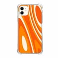 thumbnail image 1 of Deep Orange Groovy Swirls Case for iPhone 12 ,Aesthetic Art Design Pattern TPU Shock Proof Cover Case, 1 of 5