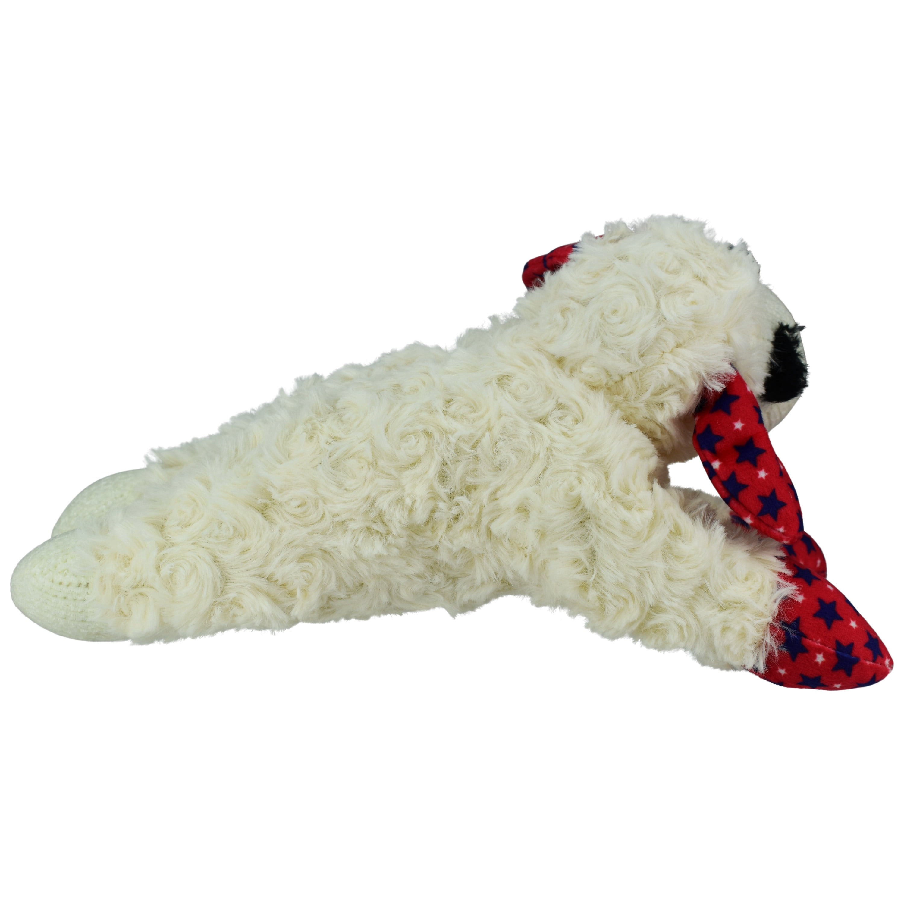 Multipet Patriotic Lamb Chop, Dog Toy, Size 10.5"