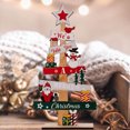 thumbnail image 3 of Decoraciones Navideñas de Escritorio Onlyliua Alfabeto de Madera Hombre Viejo Muñeco de Nieve Gnomo, 3 of 3