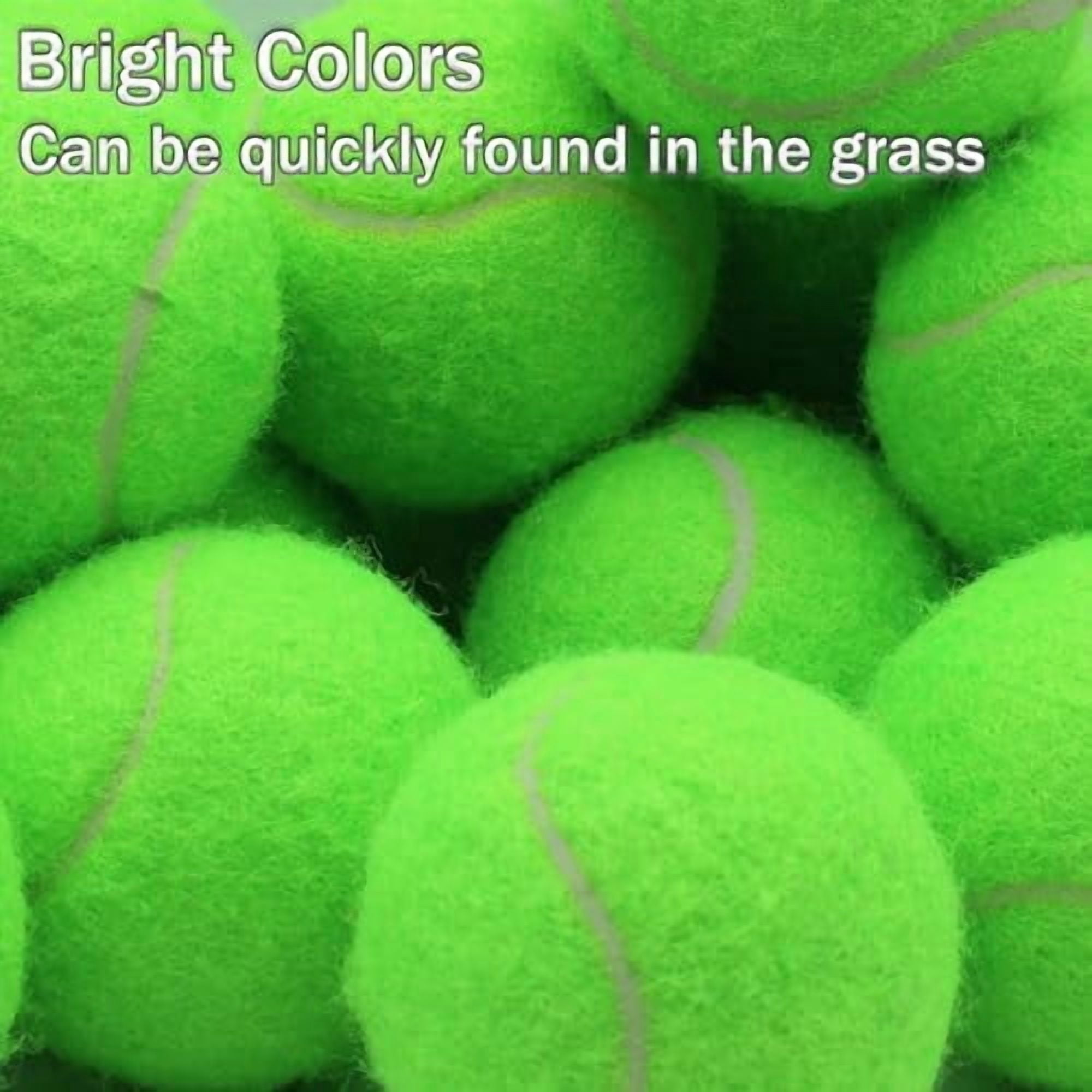 Tennis Balls, 20 Pack Training Tennis Balls,High Elasticity Practice Tennis for Beginner, Exercise Playing Balls for Pet Dog Light Green