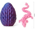 thumbnail image 6 of Dragon Egg - 3D Printed Egg with Flexible Pearly Sheen Dragon, 3D Printed Gift, Articulated Crystal Dragon Figurine Decor, Home Decor(12" Dragon), 6 of 7
