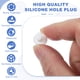 thumbnail image 3 of Uxcell 25 Pcs Tapón de Silicona en Forma de T, Diámetro 5.5 mm/0.22 Pulgadas, Tapón de Silicona Impermeable Reutilizable, Tapón de Sellado Sólido para Agujeros Redondos en Equipos de Tuberías, Blanco, 3 of 7