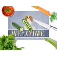 thumbnail image 2 of Carolines Treasures BB5639LCB Cavalier Spaniel Welcome Glass Cutting Board - Large, 2 of 2