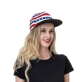 thumbnail image 4 of Goofa American Patriotic Stars And Stripes Printed Men's Baseball Cap,Straight Brim Hat,Golf Dad Hat,Versatile Style,Sun Protection Cap,Travel Hat, 4 of 9