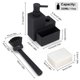 thumbnail image 3 of Great promotion! 320ml Household Soap Dispenser Function Dishwashing Liquid Bottle Dishwashing Brush Sponge Kitchen Storage Organization Tool, 3 of 4
