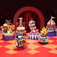 thumbnail image 2 of Bloques de construcción Sanrio Magic Circus Kuromi Hellokitty, lindo personaje de anime, escena, modelo de ladrillos, decoración creativa, juguetes para niños, regalo Regalo de navidad, 2 of 5