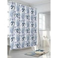 thumbnail image 3 of Fsddascl Ocean Turtle Shower Curtain Set - Small 36" x 72" Washable Bathtub Curtain with 12 Hooks, Blue Coastal Starfish Coral Shell Summer Waterproof Fabric Stall Shower Curtains for Bathroom, 3 of 6
