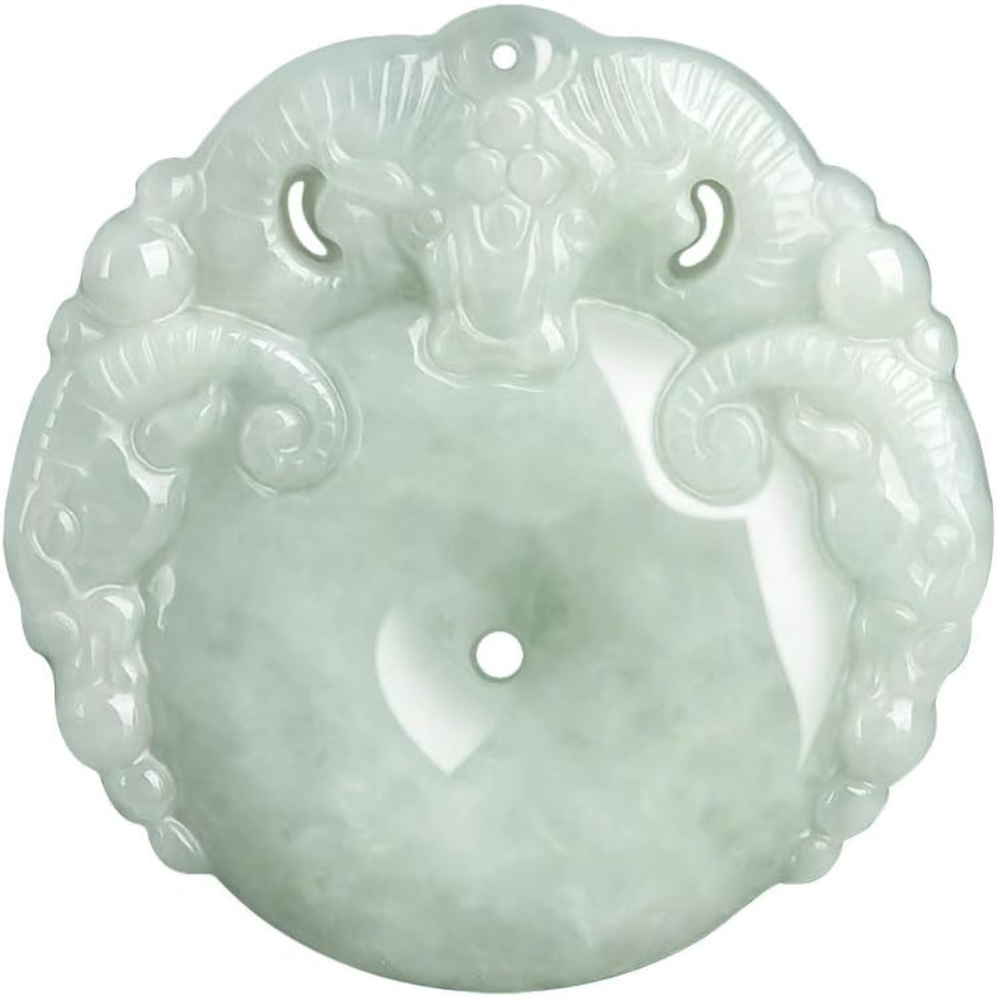 Sheep Charm Unisex Necklace - Grade A Natural Jade - Beautiful Jewelry Gift to Showcase Your Individuality and Style