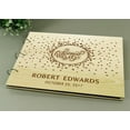 thumbnail image 3 of Handmade Personalized Retirement Party Wood Engraved Guest Book Photo Album Custom Scrapbook, 3 of 6