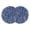 Blue, variant on Black Striped Round Placemats Set of 2 Retro Wave Lines Texture Simple Place Mats Indoor Woven Table Mats Washable Heat-Resistance Braided Dining Table Placemats for Kitchen Party Decor 15 Inch