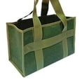 thumbnail image 3 of Wide Mouth Tool Bag Canvas Tool Bag Large Capacity Storage Bag Organizer Handbag, 3 of 14