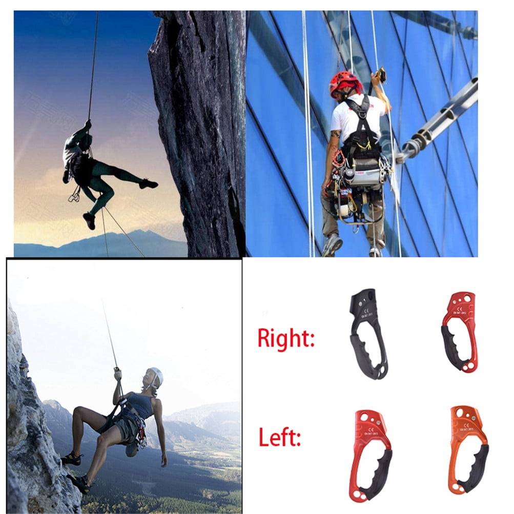 Right Hand Ascender Rock Climbing Tree Arborist Rappelling for 8~13mm Gear Rope