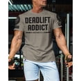thumbnail image 5 of Deadlift Addict Workout T-Shirt for Men – Funny Gym Shirt, Men’s Athletic Tee, Weightlifting & Powerlifting Apparel, Fitness Workout Clothes, 5 of 6