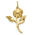 thumbnail image 4 of Finest Gold 10K CZ Rose Charm, 4 of 4