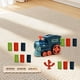 thumbnail image 4 of Fiudx Juego de Tren de Dominó, Juguete de Rompecabezas de Dominó Automático, 60 Dominós de Colores Incluidos, Efectos de Sonido y Luces de Simulación, Diversión para El Aprendizaje Temprano, Regalo P, 4 of 6