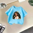 thumbnail image 2 of FYDUU T-Shirts à Manches Courtes pour Filles, Hauts d'Été pour Enfants, Imprimé Mignon, Col Rond, T-Shirt Basique, T-Shirt Graphique à la Mode, T-Shirts Décontractés, Hauts Tendance, Confortables et Polyvalents, 2 of 4