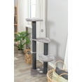 thumbnail image 5 of TRIXIE Altea Plush 3-Level 46.1" Cat Tree with Sisal Scratching Posts & Cat Toy, Dark Gray, 5 of 10