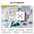 thumbnail image 4 of GAN 356 i Carry Stickerless Cube, GAN Smart Cube 3x3 Speed Cube Intelligent Tracking Timing Movements Steps with CubeStation App, Battery Version Non-Rechargeable, 4 of 8