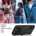 thumbnail image 6 of for Samsung Galaxy A53 5G Case, Heavy Duty Shockproof Protective Case,Military Grade Protection,Scratch Resistant,Slim Thin Case,with Stand,with Lanyard,Black 6-sam a53-01, 6 of 14