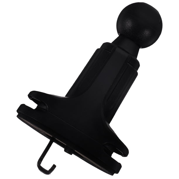 unbranded Soporte Para Teléfono De Auto Con Clip Para Ventilación Y Base En Espiral Resistente Y Ajustable Color Negro