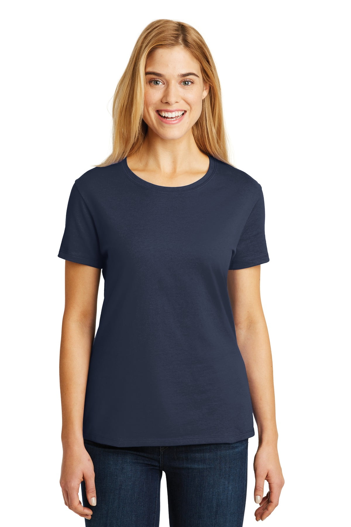 Hanes Women's 100 Percent Cotton Short Sleeve T-Shirt. SL04 - Walmart.com
