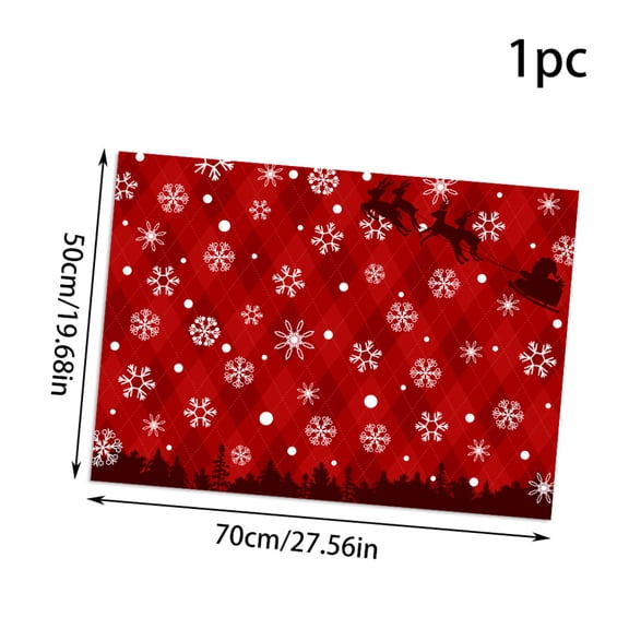 Current Snowflake Christmas Tree and Deer Pattern Elegance Rolled Christmas Gift Wrap Paper, Premium 27.56" x 19.68" Paper