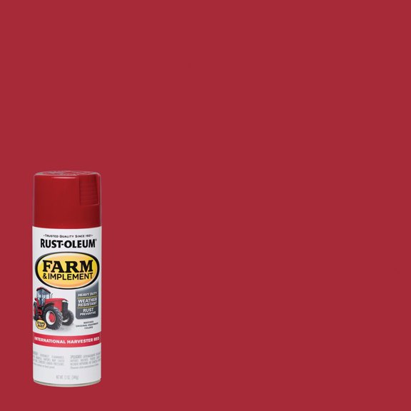 Rust-Oleum RUSTOLEUM 280127 International Harvester Red 12 oz. Farm & Implement Spray Paint