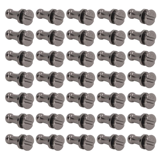 Belt Screws, Copper Rivets Glossy Appearance For Crafting Projects Gray