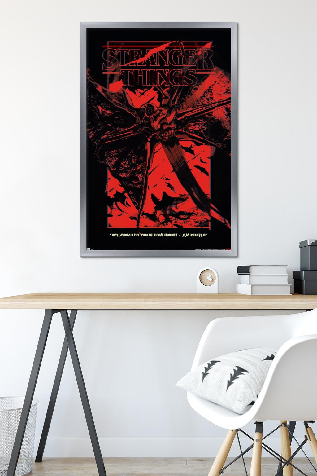 Netflix Stranger Things: Season 4 - New Home Wall Poster, 22.375" x 34" Framed