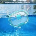 thumbnail image 3 of Earphone Case Covers For Beam/vibe Beam 2/Vibe 200TWS With Carabiner & Holder Transparent Tpu Protective Cover With Lock Clip Lightweight Headphone Sleeve For Sports Travel Daily Use(blue), 3 of 10