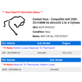 thumbnail image 2 of Coolant Hose - Compatible with 2008 - 2014 BMW X6 xDrive35i 3.0L 6-Cylinder 2009 2010 2011 2012 2013, 2 of 2
