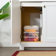 thumbnail image 3 of IRIS 2.4 Qt. Plastic Storage Bins with Lids, Clear Containers, Latching Totes 6Pk, 3 of 10