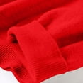 thumbnail image 5 of Cozy Sweaters for Women Long Sleeve Soft Lightweight Basic Knitted Pullover Sweater Red 3XL, 5 of 5