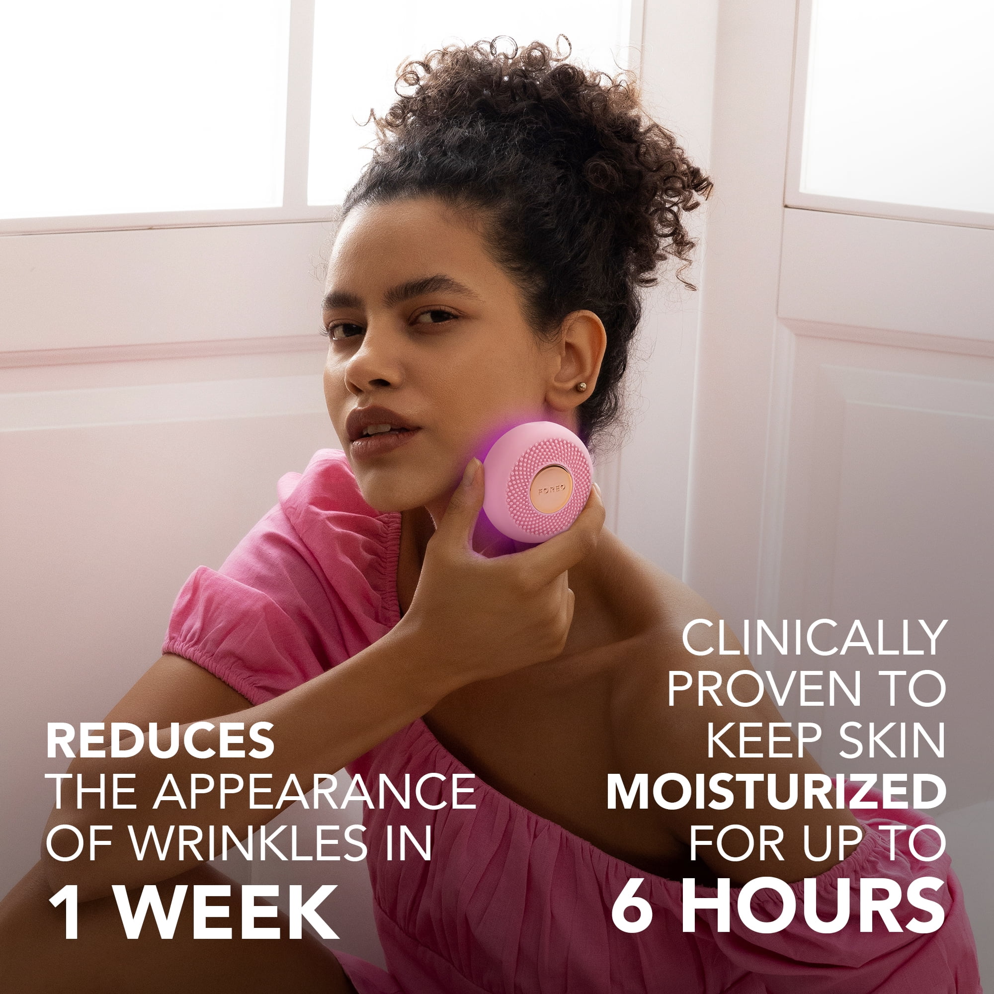 FOREO UFO 3 Mini Silicone Facial Treatment Device with LED Light
