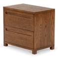 thumbnail image 5 of Safavieh Tobiette 2 Drawer Solid Wood Nightstand in Medium Oak, 5 of 14