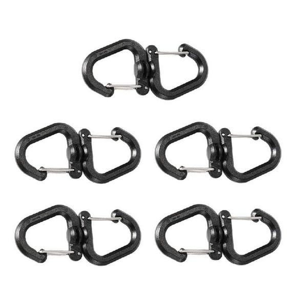 Belt Key Holder Keychain Carabiner 360 Degree Rotation Carabiner Keychain Clip