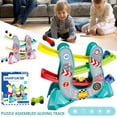 thumbnail image 2 of Race Car Track Ramp Toy for Toddler  Fine Motor Skill Learning Toys with 4 Mini Car for Age 4, 2 of 5