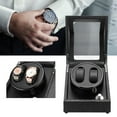 thumbnail image 3 of Winder Box  Watch Winder Box  2+0 Winder Box  Mini Single Watch Winder Box  Automatic Watch Winder Box 2+0 Automatic Watch Winder Box For Wristwatch Mechanical Watch 100-240V US, 3 of 8